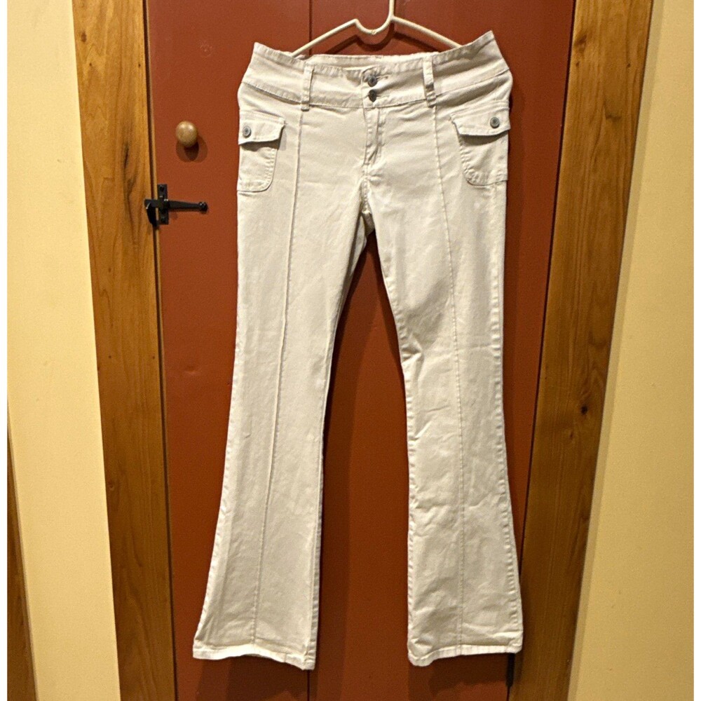 J. Galt Women’s sz S low-rise khaki flare pants